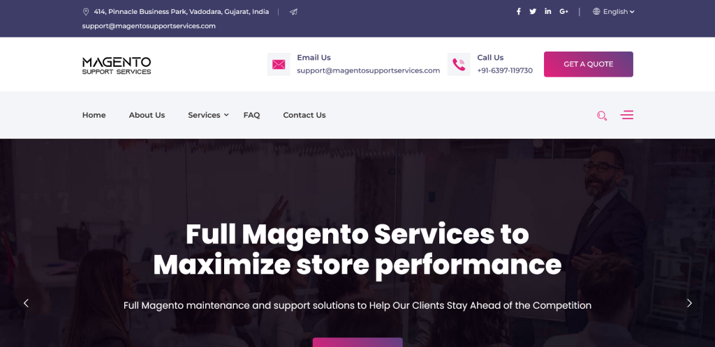 Magento eCommerce Support and Maintenance Services
